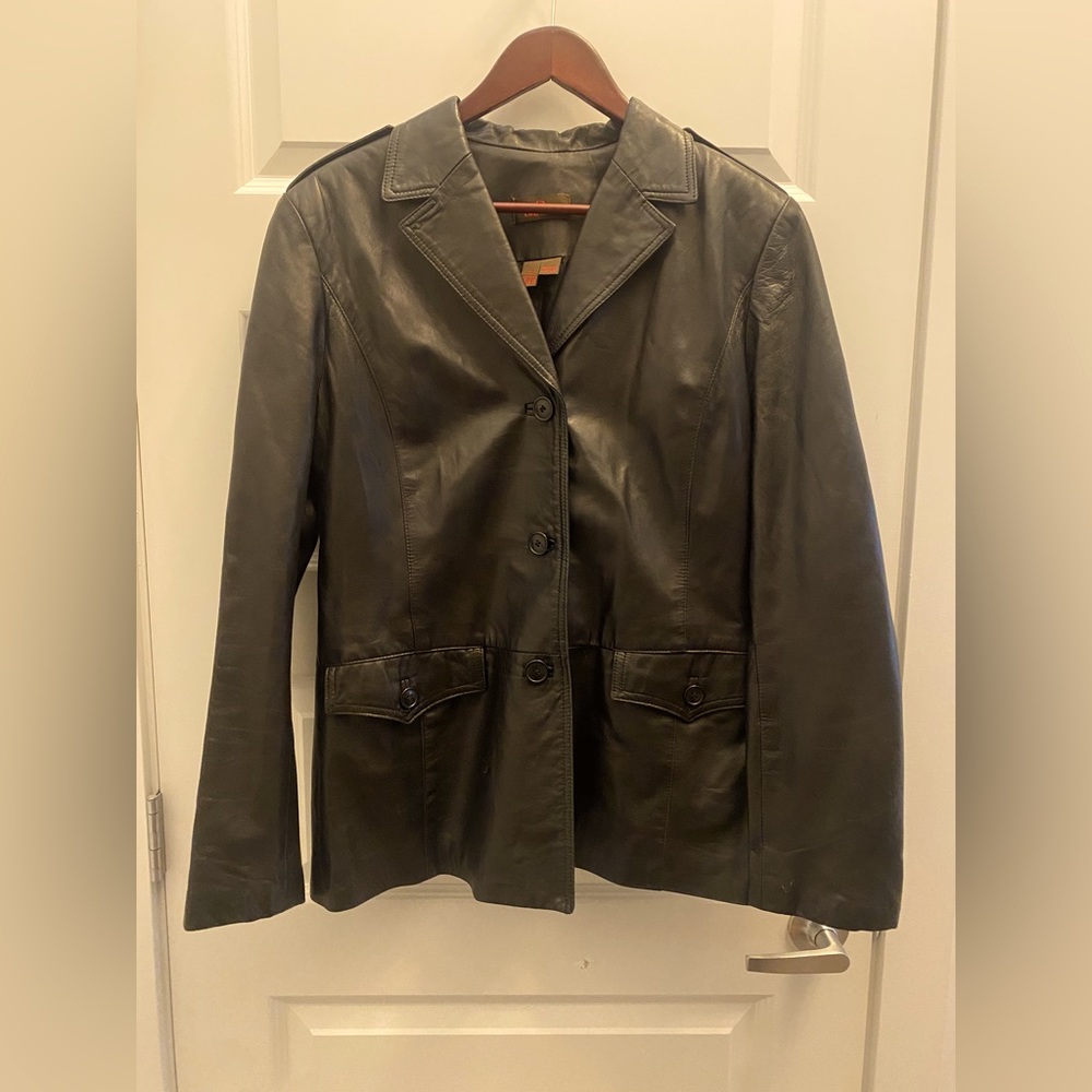 Leather jacket